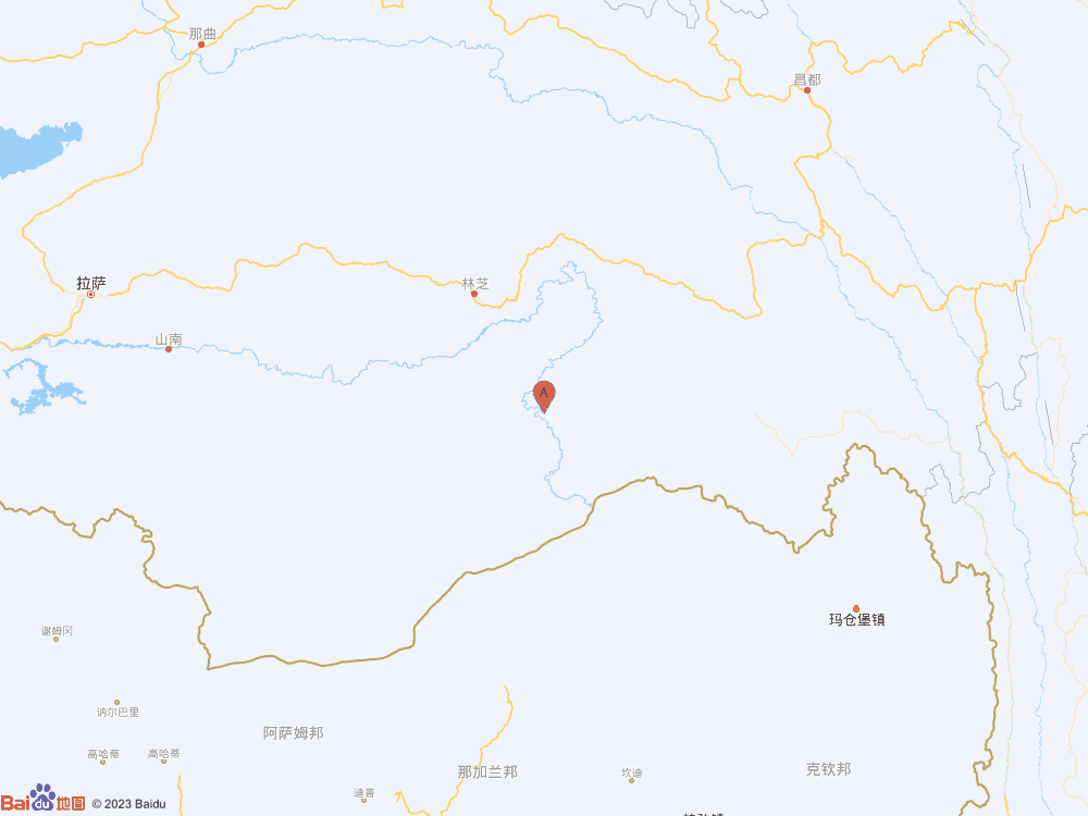 西藏林芝市墨脫縣發生3.1級地震