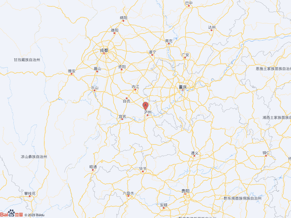 四川瀘州市龍馬潭區(qū)發(fā)生3.1級(jí)地震