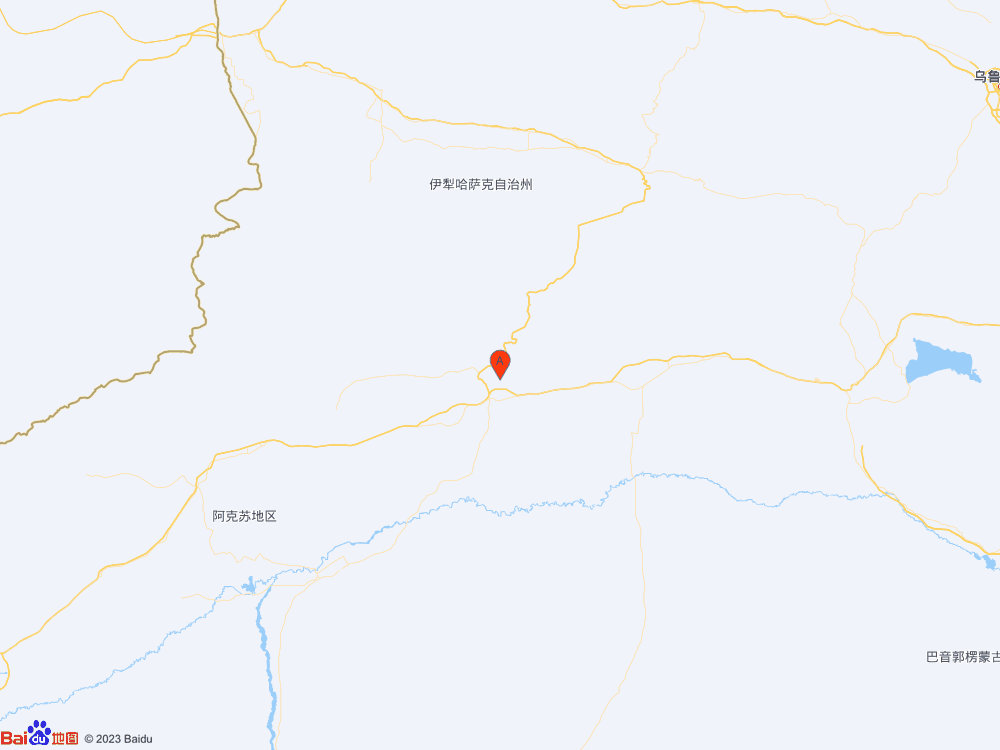 新疆阿克蘇地區(qū)庫(kù)車市發(fā)生3.3級(jí)地震