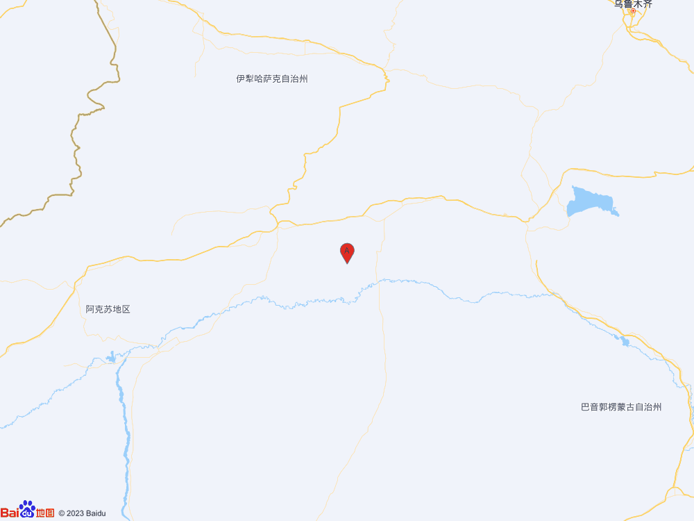 新疆阿克蘇地區(qū)庫(kù)車市發(fā)生3.8級(jí)地震