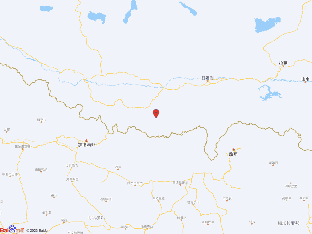 西藏日喀則市定日縣發(fā)生4.4級(jí)地震