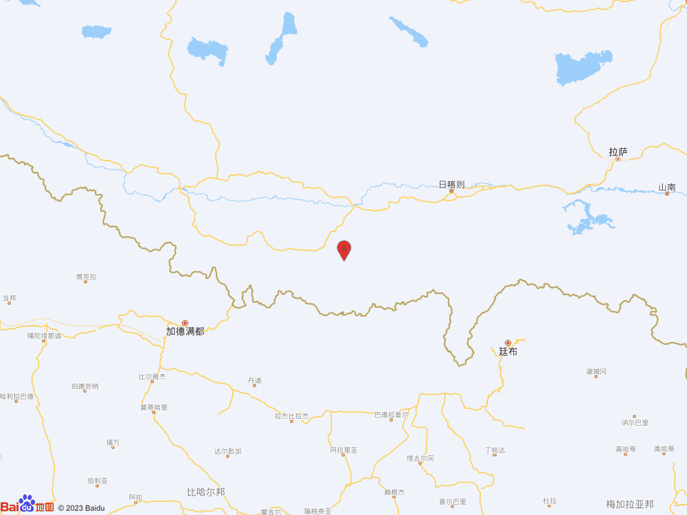 西藏日喀則市定日縣發(fā)生6.8級(jí)地震