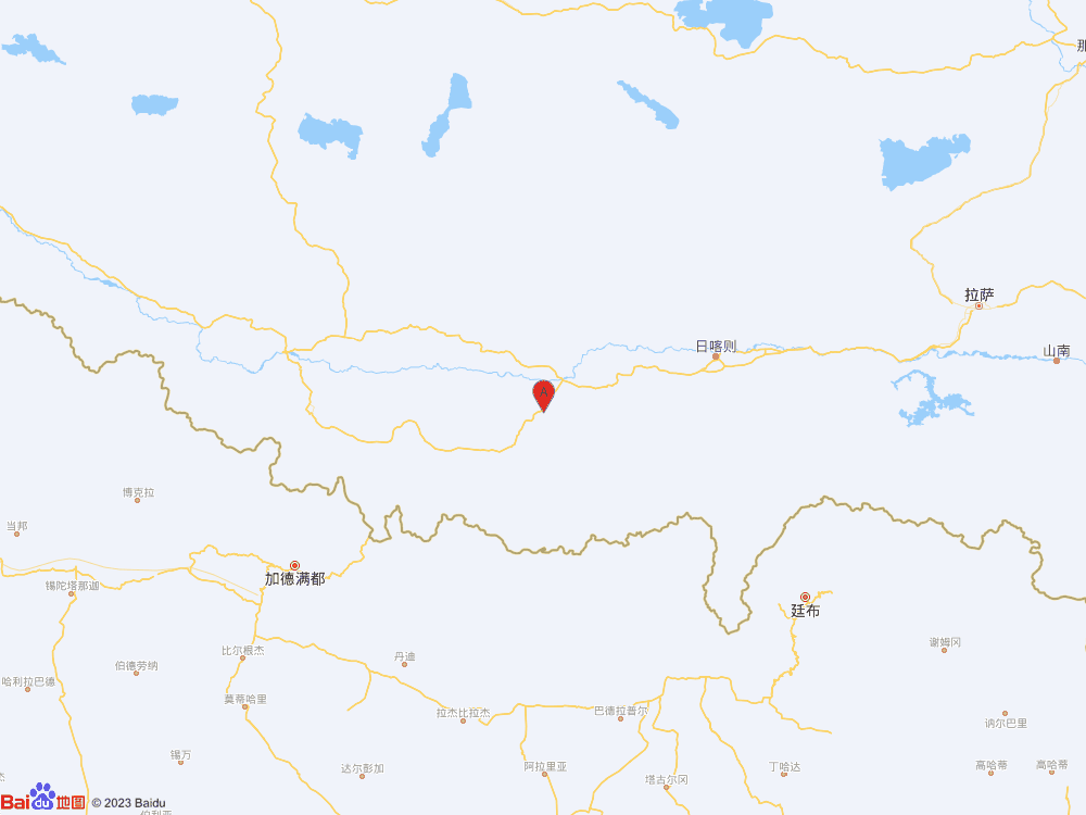 西藏日喀則市定日縣發生3.5級地震