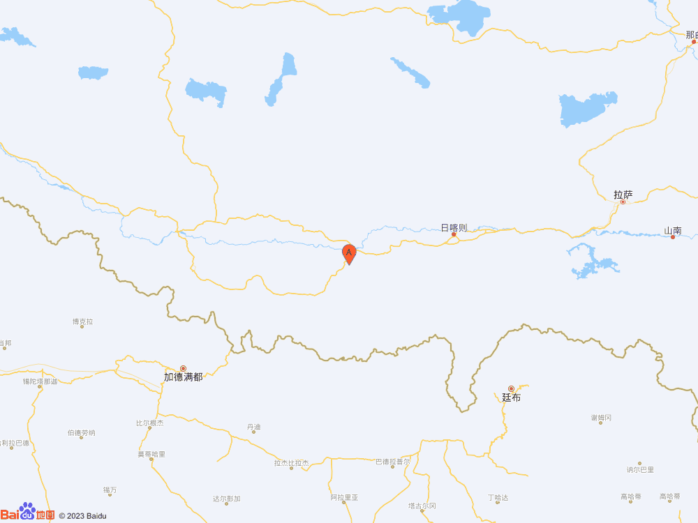 西藏日喀則市拉孜縣發生3.6級地震