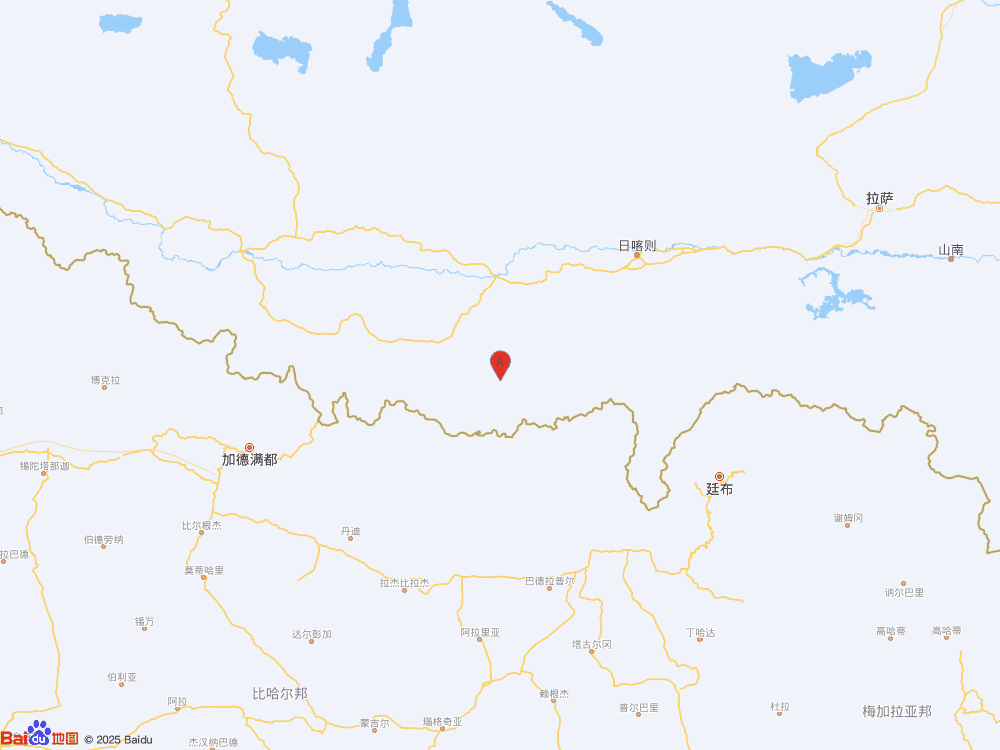 西藏日喀則市定結(jié)縣發(fā)生3.2級(jí)地震