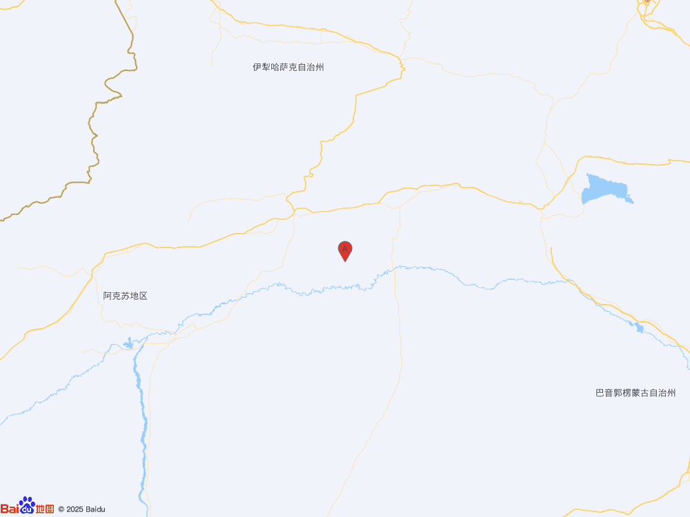 新疆阿克蘇地區(qū)庫車市發(fā)生3.6級(jí)地震