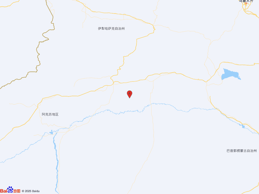 新疆阿克蘇地區(qū)庫(kù)車市發(fā)生3.4級(jí)地震