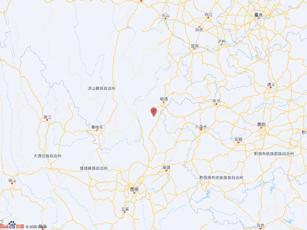 云南曲靖市會澤縣發生4.4級地震