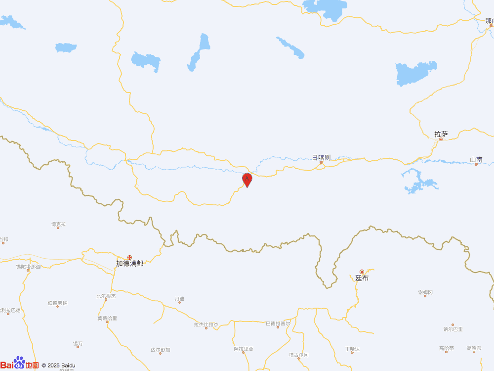 西藏日喀則市拉孜縣發(fā)生3.2級(jí)地震