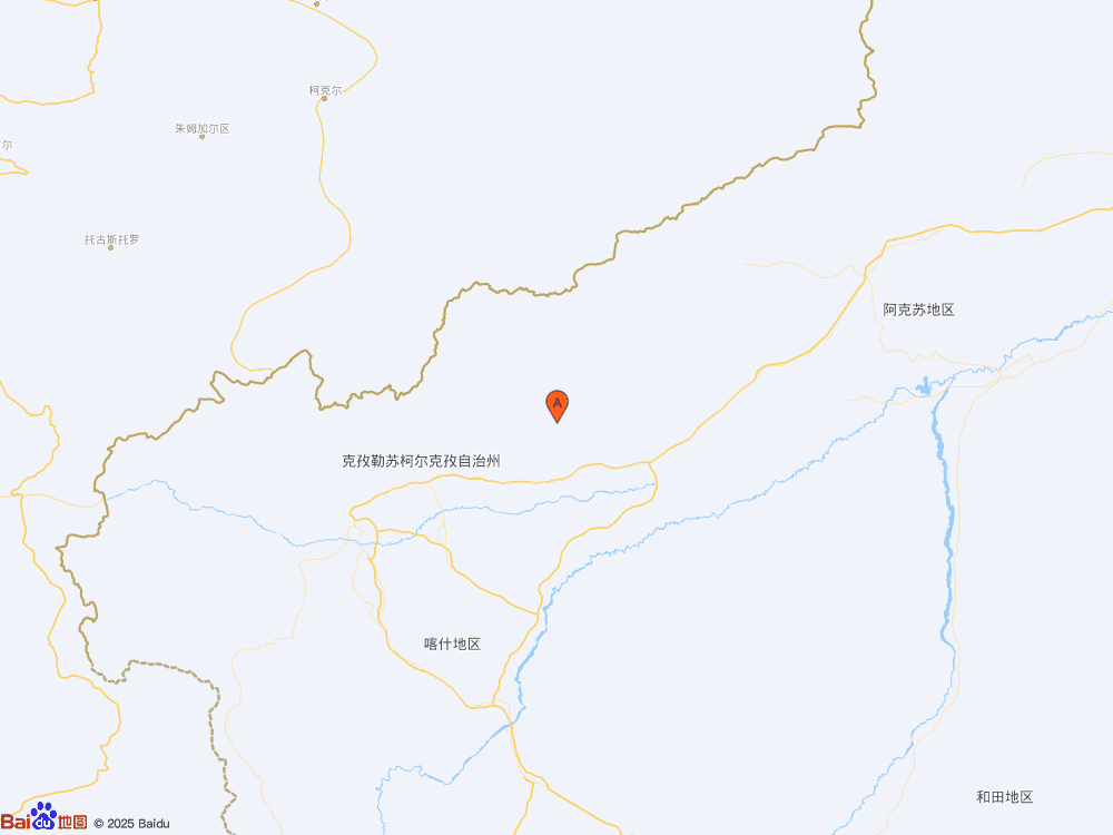 新疆克孜勒蘇州阿圖什市發生3.1級地震