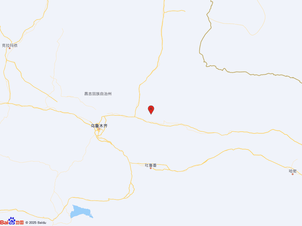 新疆昌吉州吉木薩爾縣發生3.2級地震
