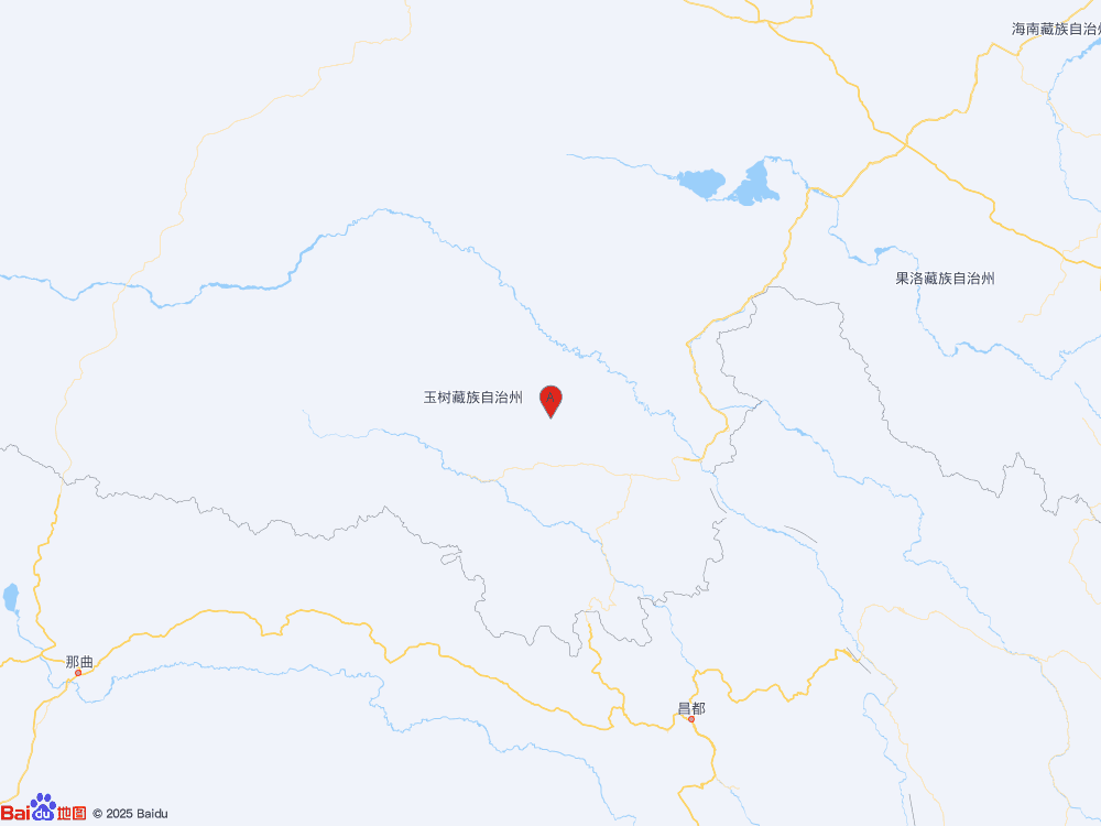 青海玉樹州玉樹市發生3.2級地震