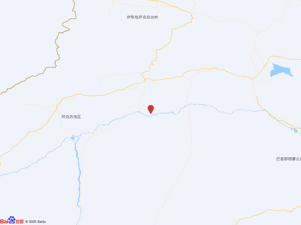 新疆阿克蘇地區沙雅縣發生3.1級地震