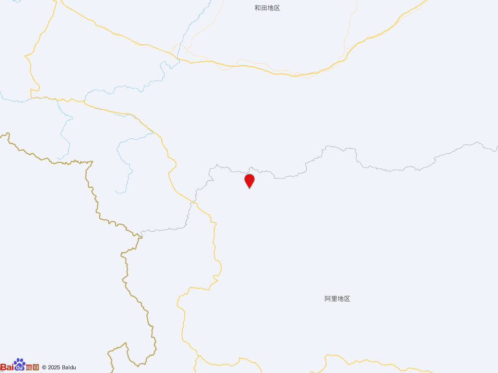 西藏阿里地區(qū)日土縣發(fā)生3.7級(jí)地震