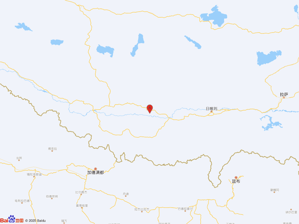 西藏日喀則市昂仁縣發(fā)生3.6級(jí)地震