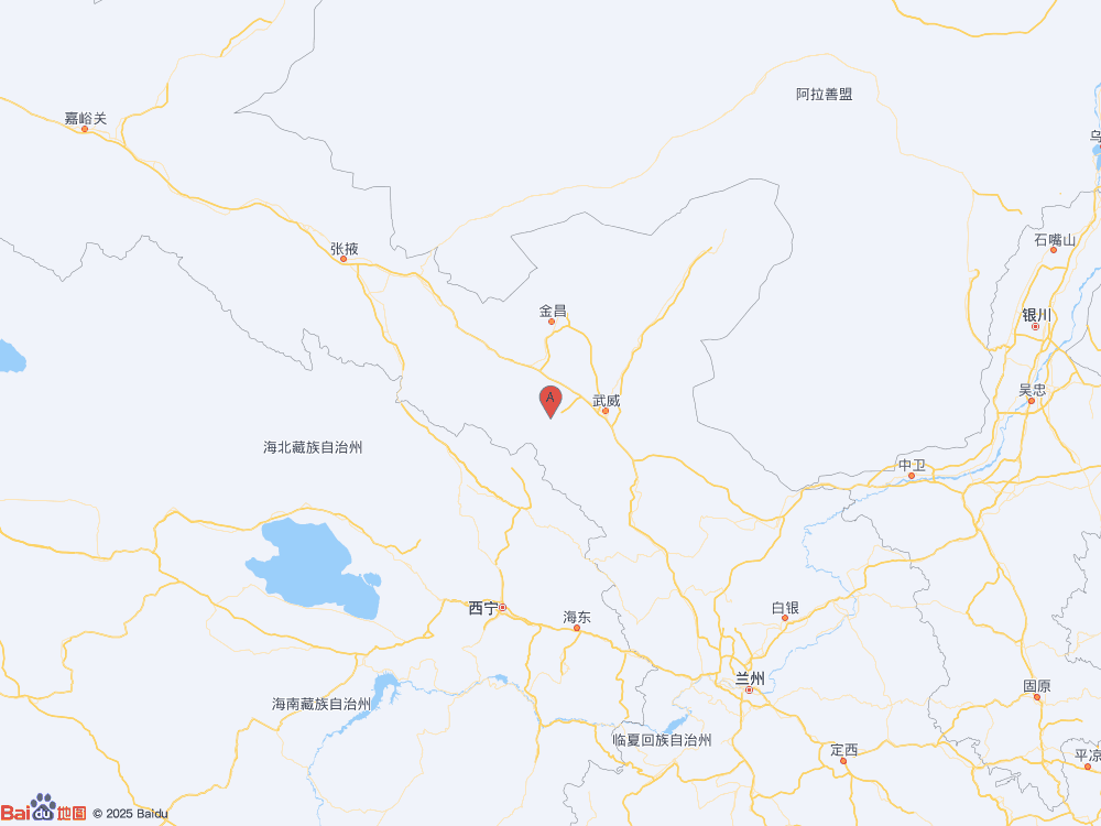 甘肅武威市涼州區(qū)發(fā)生3.0級地震