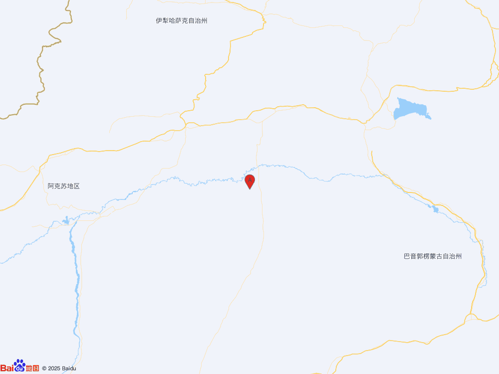 新疆巴音郭楞州尉犁縣發(fā)生4.0級地震