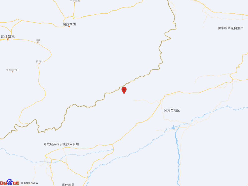 新疆阿克蘇地區(qū)烏什縣發(fā)生3.0級(jí)地震
