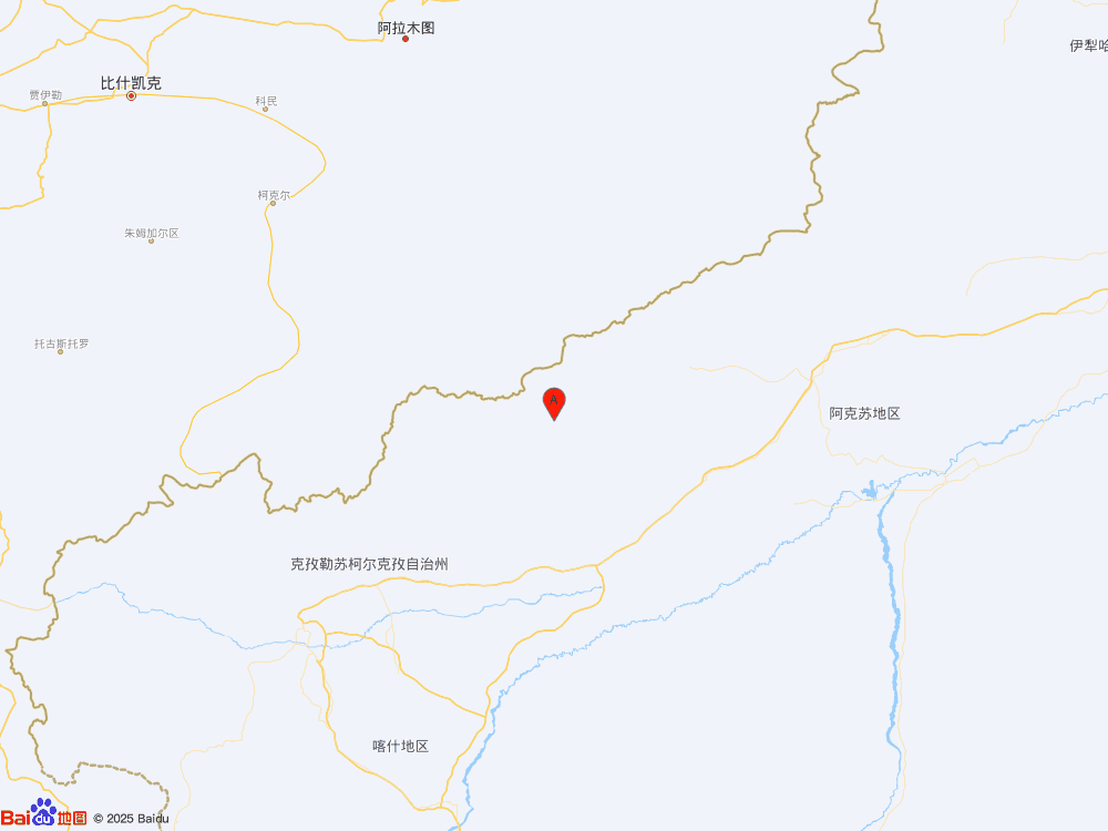 新疆克孜勒蘇州阿合奇縣發(fā)生3.6級(jí)地震