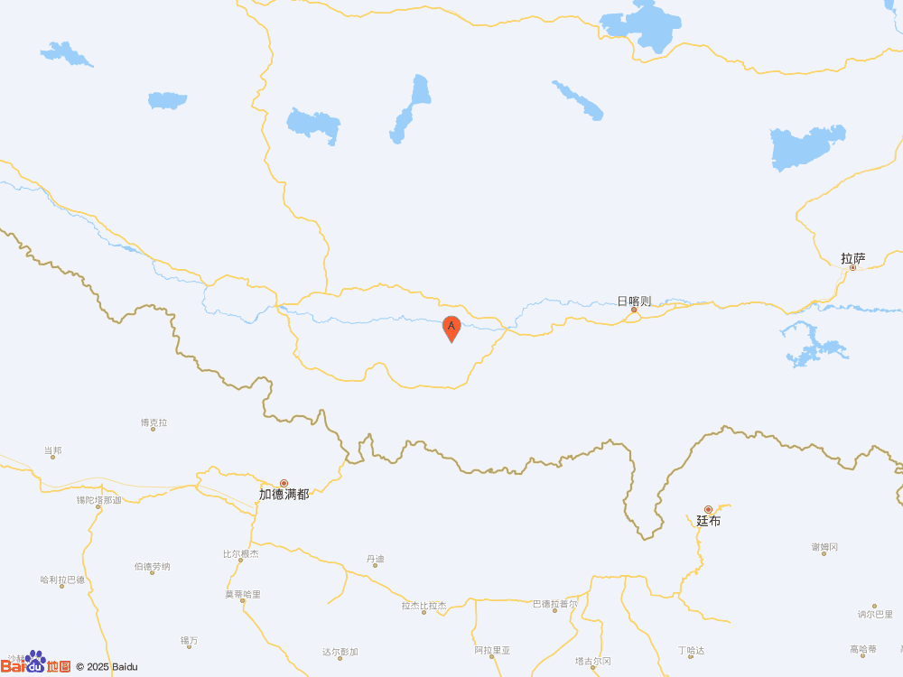 西藏日喀則市定日縣發(fā)生3.1級(jí)地震