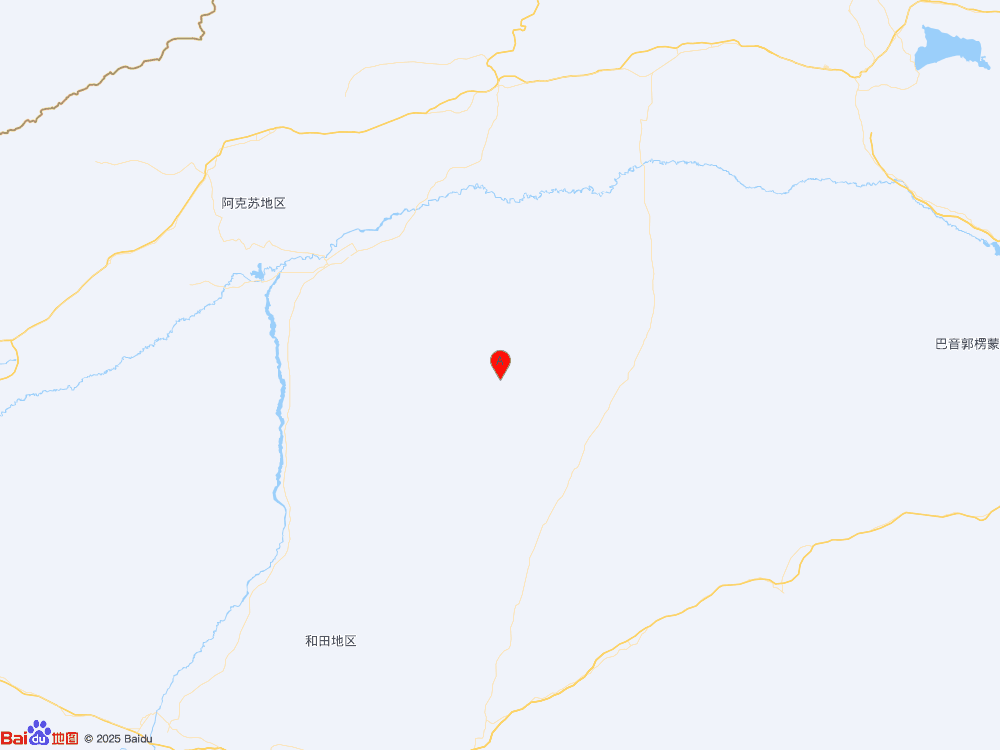 新疆阿克蘇地區沙雅縣發生3.6級地震