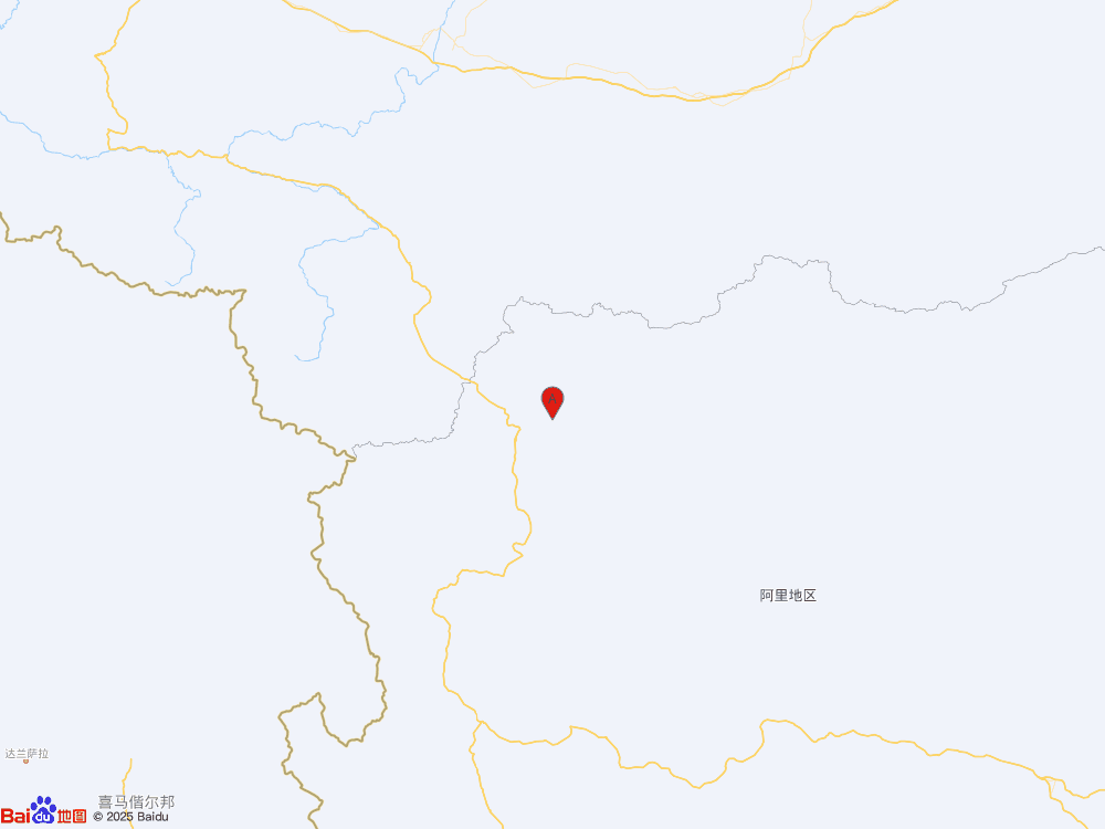 西藏阿里地區日土縣發生3.3級地震