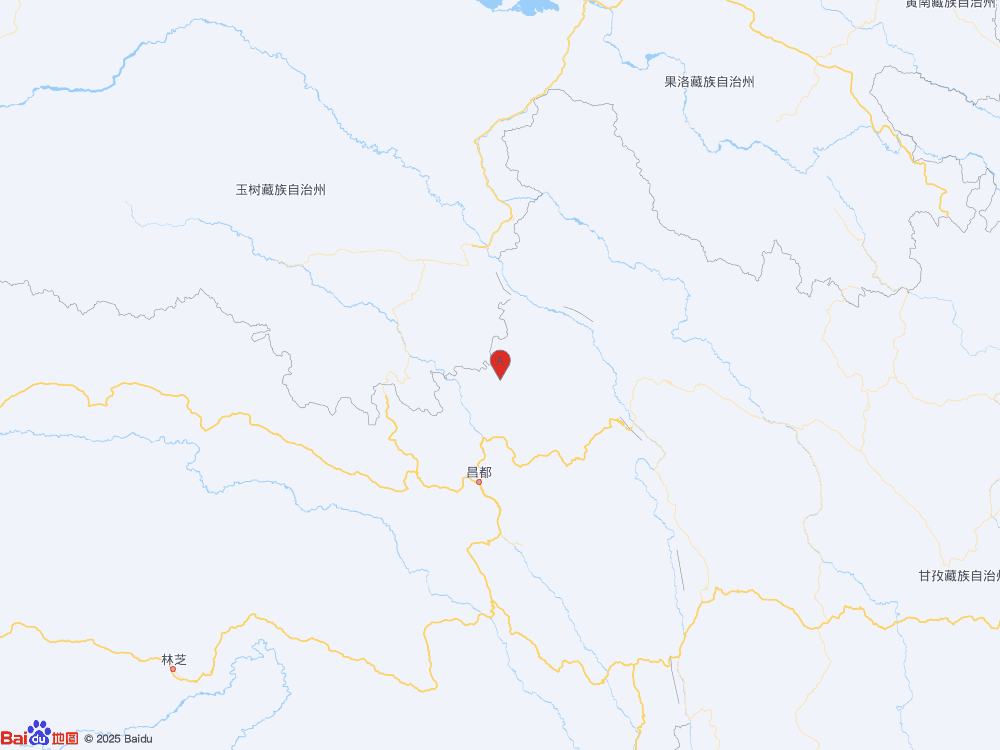 西藏昌都市卡若區(qū)發(fā)生3.8級(jí)地震