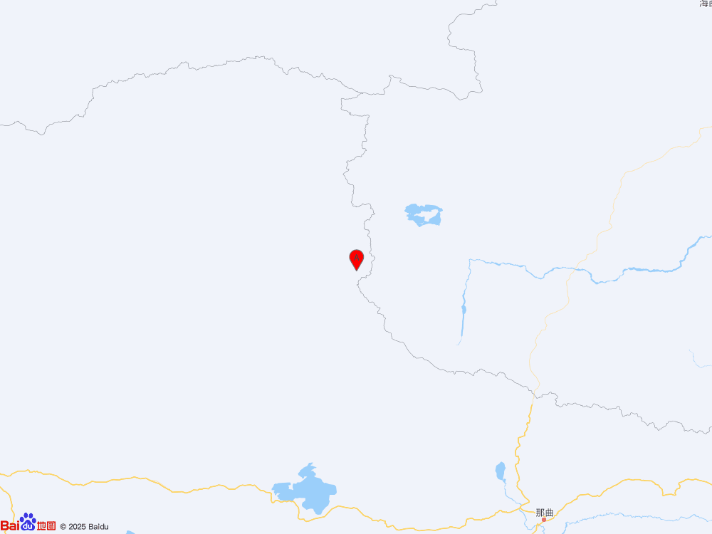 西藏那曲市安多縣發生3.4級地震