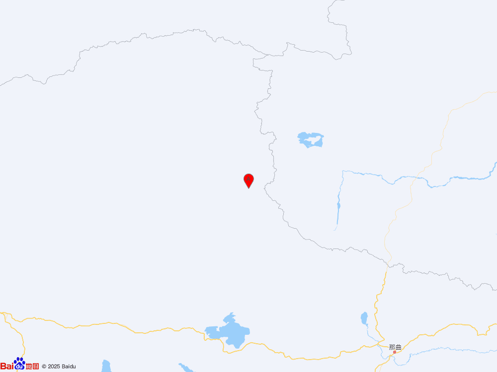 西藏那曲市雙湖縣發生3.7級地震