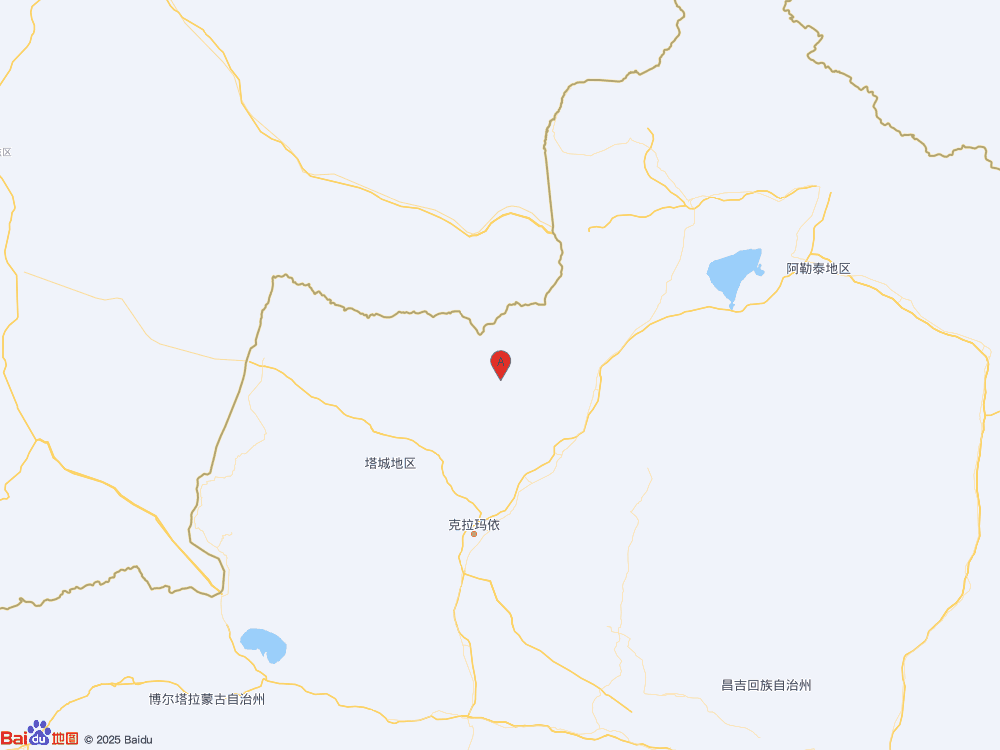 新疆塔城地區和布克賽爾縣發生3.0級地震