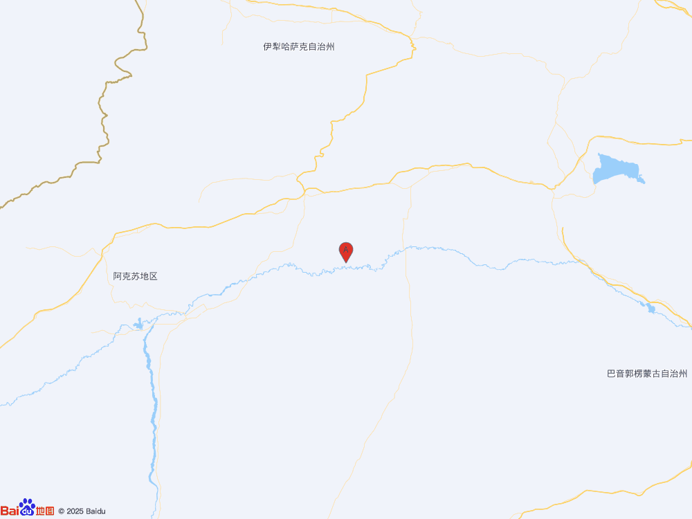 新疆阿克蘇地區庫車市發生3.2級地震