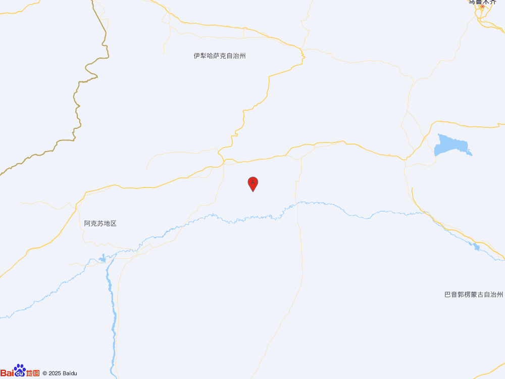 新疆阿克蘇地區庫車市發生3.1級地震