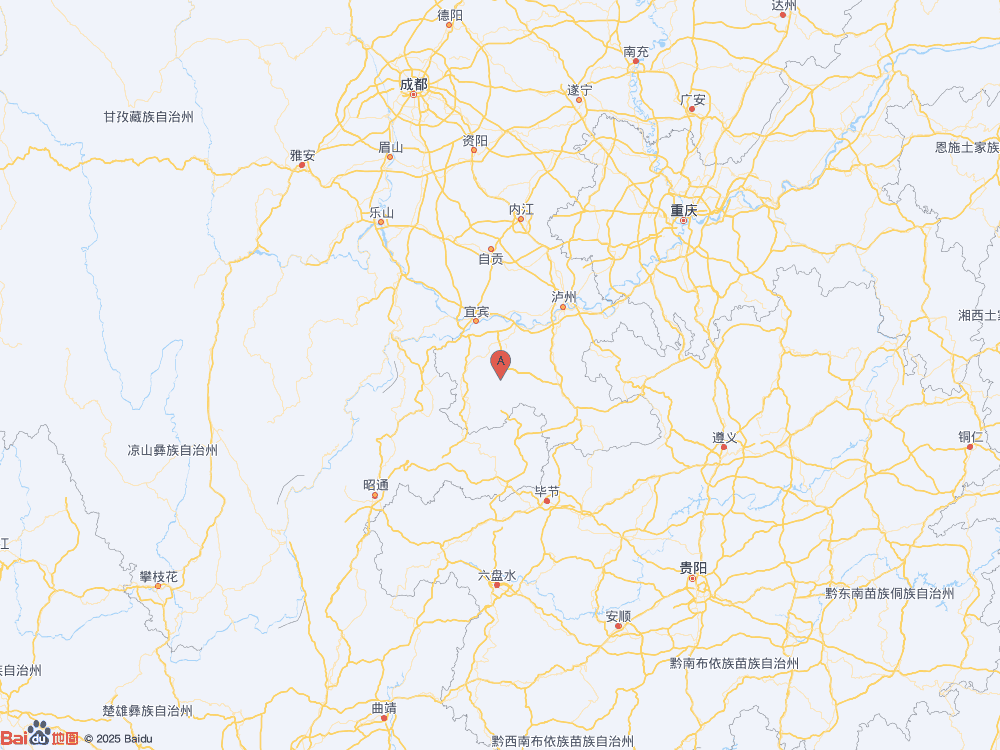 四川宜賓市長寧縣發生3.1級地震