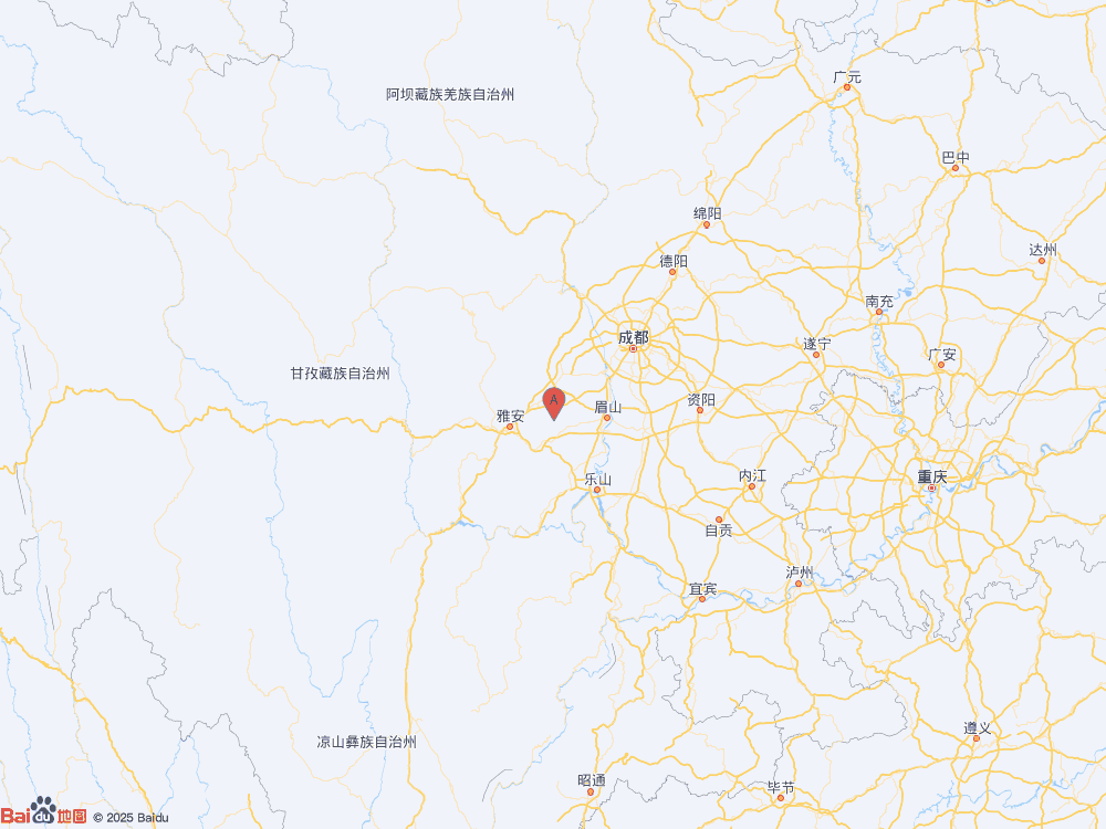 四川成都市蒲江縣發生3.6級地震